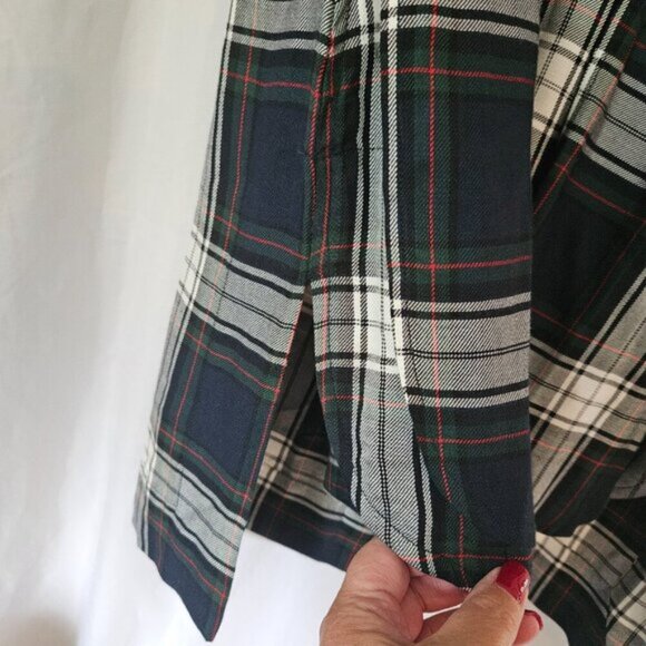 Tommy Hilfiger Front Shirt Tunic Plaid - Picture 4 of 12